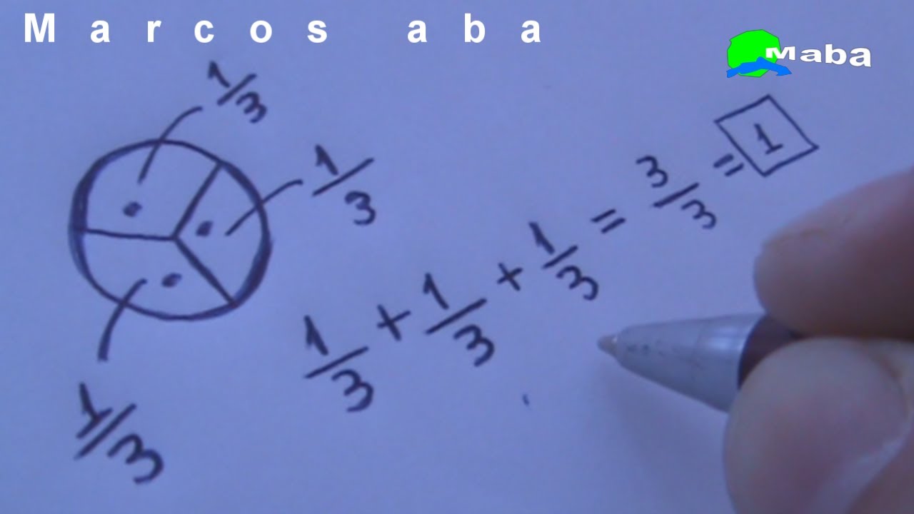 Frações - encontrando um terço