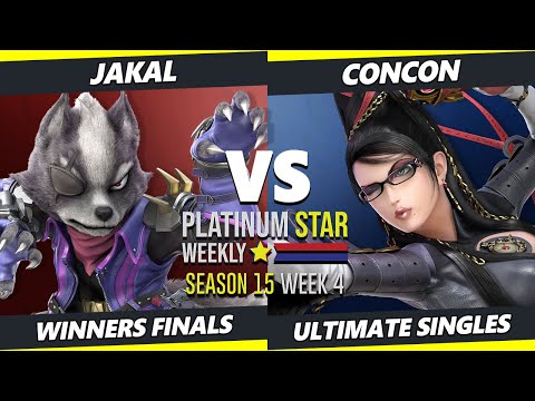 PSW S15:W4 Winners Finals - Jakal (Wolf) Vs. ConCon (Bayonetta, Min Min) SSBU Ultimate Tournament