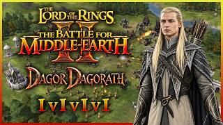 BÜYÜK DİKKATSİZLİK! (1v1v1v1) | BFME 2 ROTWK / Dagor Dagorath Sargon Patch