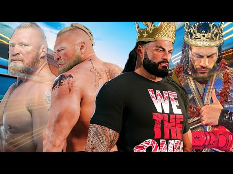 WWE 2K22 Gameplay Can Brock Lesnar Dethrone King Roman Reigns - WWE 2K22 Live Stream