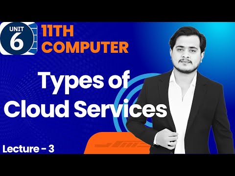 Types of Cloud Services | IaaS PaaS SaaS | 11th Computer - Chapter 6 - Lec 3