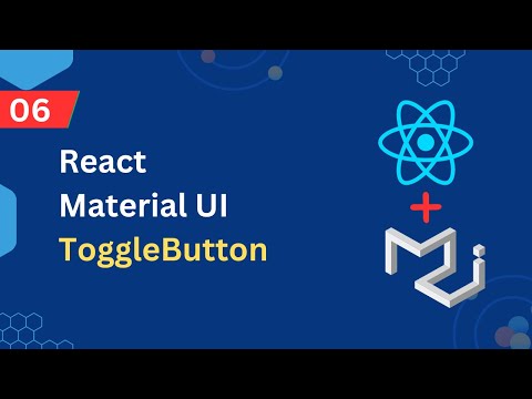 React Material Ui Tutorial 6 Togglebutton