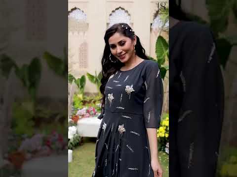 Vardan Ethnic Dulhaniya Vol 3 Bamberg Georgette Wholesale Gown Catalog – product video thumbnail