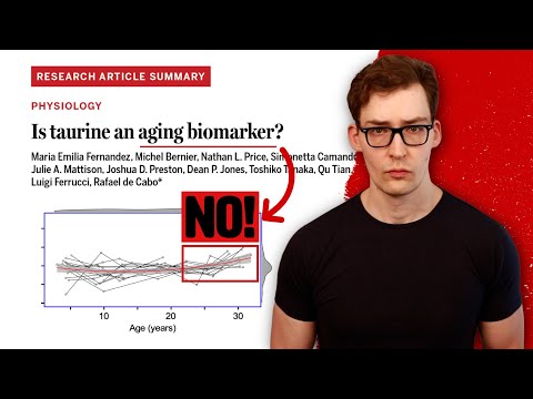 The Surprising Truth About Taurine and Aging! New Study!