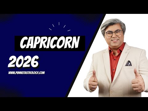♑ For Capricorn Ascendant: Annual Transit 2026 | Analysis by Punneit