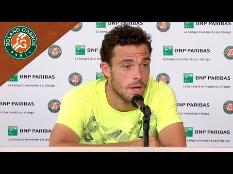 Marco Cecchinato - Press Conference after Semi-Final I Roland-Garros 2018