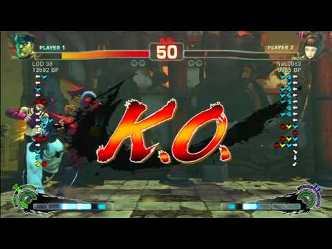 SSF4 Rank Match  LOD38 (DI)  vs  NaL0083 (JR)