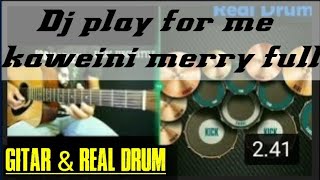 Download lagu play por me slow gitar akustik dan real drum cover mp3