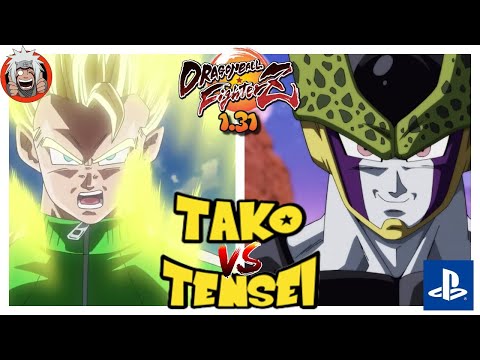 DBFZ TAKO vs TENSEI - (GogetaSSB, Vegito, Gohan) vs (A21LC, Cell, VegetaSSJ) Ver 1.31
