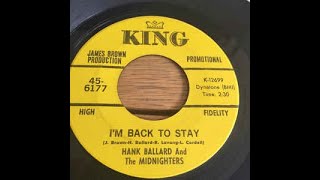 Hank Ballard &amp; The Midnighters – I&#39;m Back To Stay