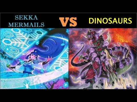 YuGiOh Duel - Sekka Mermails vs Dinosaurs
