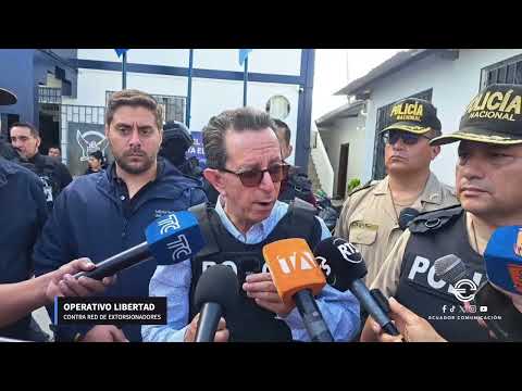 OPERATIVO LIBERTAD, EN SANTA ELENA LA POLICÍA CAPTURA A 6 PELIGROSOS EXTORSIONADORES