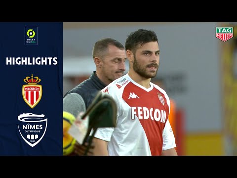 AS MONACO - NÎMES OLYMPIQUE (3 - 0) - Highlights - (ASM - NO) / 2020-2021