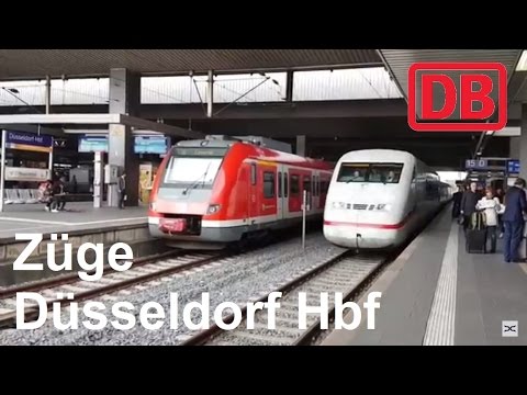 DB Züge  Düsseldorf Hauptbahnhof - Trains in Düsseldorf Hbf