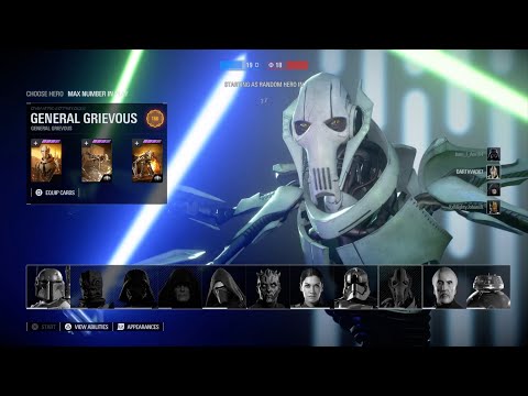 Star Wars Battlefront II | Kylo Ren & General Grievous | Heroes vs Villians