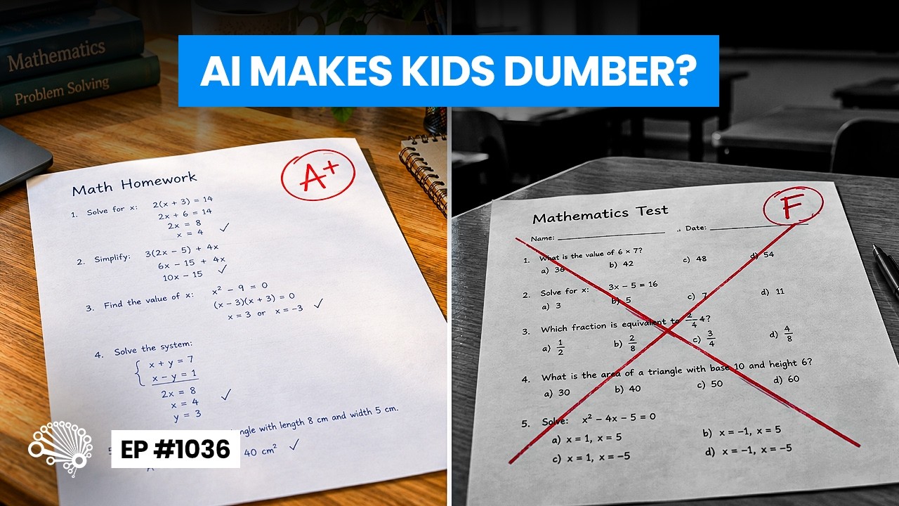Is AI Holding Kids Back from Learning? (Ep. 1036 with Jon Krohn)