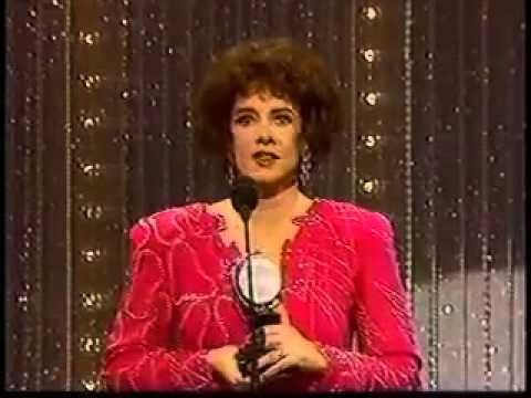 Stockard Channing wins 1985 Tony Award for Best Actress in a Play