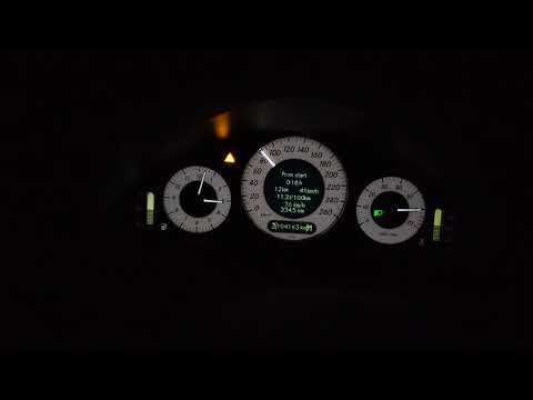 Mercedes Benz E350 W211 0 - 100 KM/H