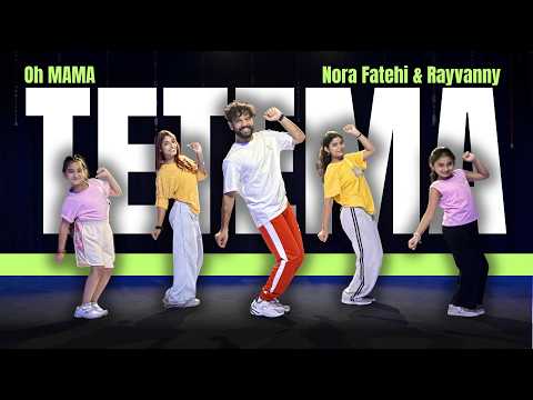 Oh Mama TETEMA | TETEMA Dance For Beginners | Nora Fatehi, Rayvanny | FITNESS DANCE With RAHUL