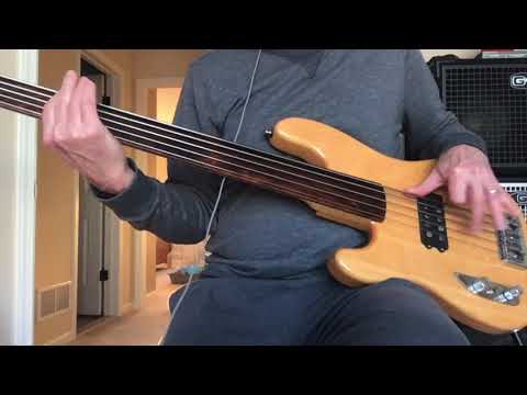 Regenerate Guitar Works VRB 5 String Fretless 2011 - Natural Gloss image 10