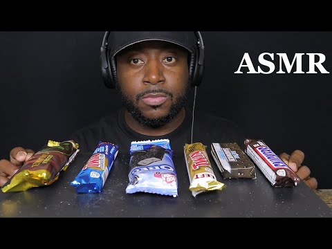 ASMR EATING CHOCOLATE ICE CREAM BARS.  MUKBANG   (NO TALKING)