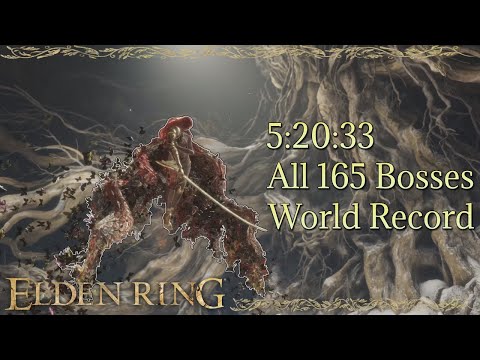 World Record Elden Ring All Bosses Speedrun in 5:20:33