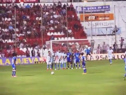 Malcorra gol de tirolibre Unión 3 Temperley 0. Torneo 2016