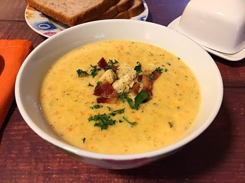 Cauliflower Cheese Soup Recipe • Creamy & Tasty! 😋 - Episode 697