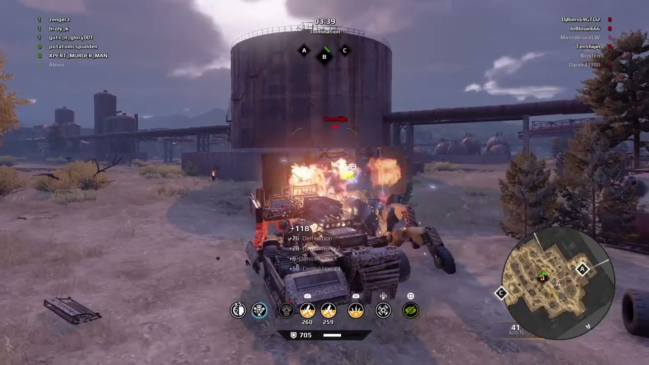 Crossout PVP Tenshiijin op lulz 9 1 22