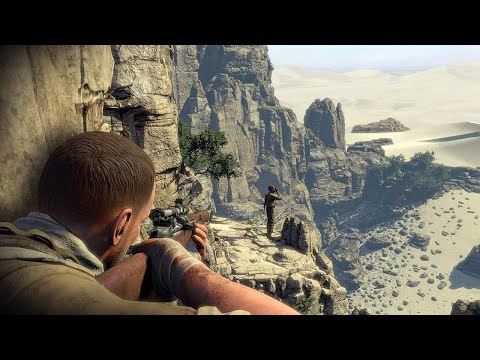 Incredible WW2 Sniper Gameplay from Sniper Elite 3 PC Game