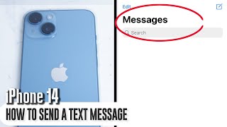 iPhone 14 - How to send a text message iPhone 14 / Plus / Pro / Pro Max