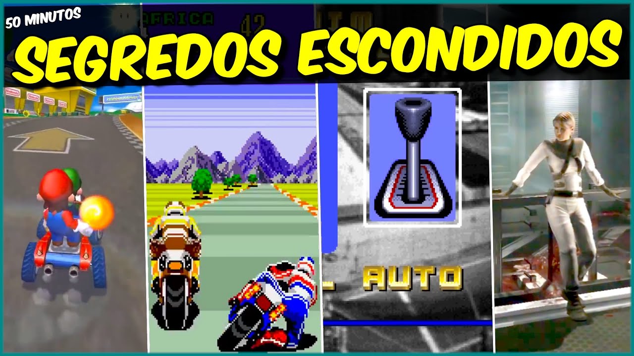 50 Minutos de SEGREDOS e EASTER EGGS escondidos no MENU de games e consoles