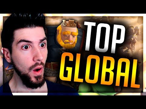 VIREI TOP GLOBAL COM GIGANTE REAL NO CLASH ROYALE!