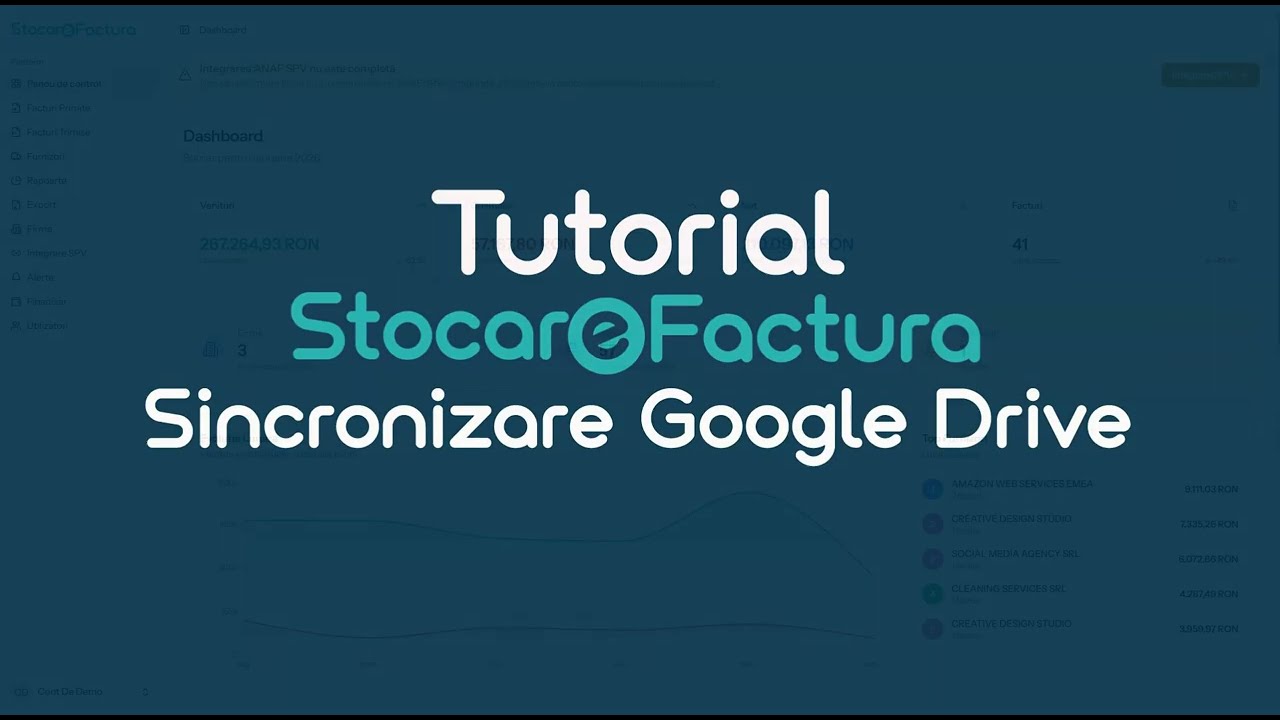 Backup Automat Facturi pe Google Drive | Sincronizare Stocare Factura