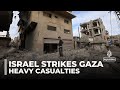 Israeli Air Strikes Across Gaza At Least 44 Palestinians Killed Since Dawn On Monday