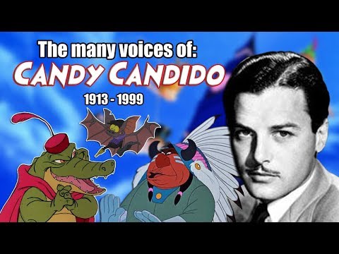Many Voices of Candy Candido (Animated Tribute - Peter Pan - Robin Hood)