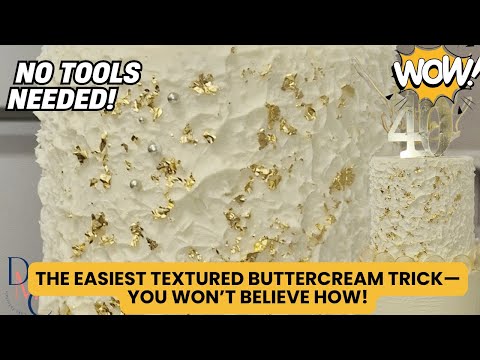 What If I Told You Buttercream Texture Needs ZERO Tools?