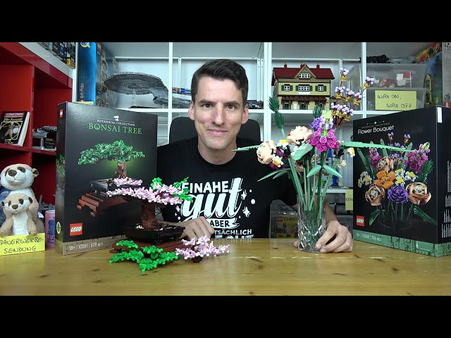 Vídeo relacionado con LEGO Botanicals Bonsai Tree - Faux Plant for Adults - Home Décor Set with Artificial Cherry Blossom Flowers - DIY Building Projects - Gift Idea for Women and Men - Botanical Collection - 10281