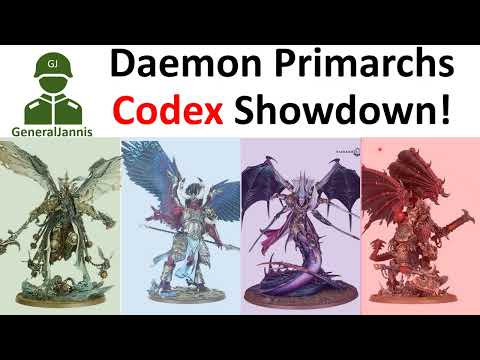 Battle of the Deamon Primarchs New Codex edition!  - GeneralJannis  -WH40k 10th edition