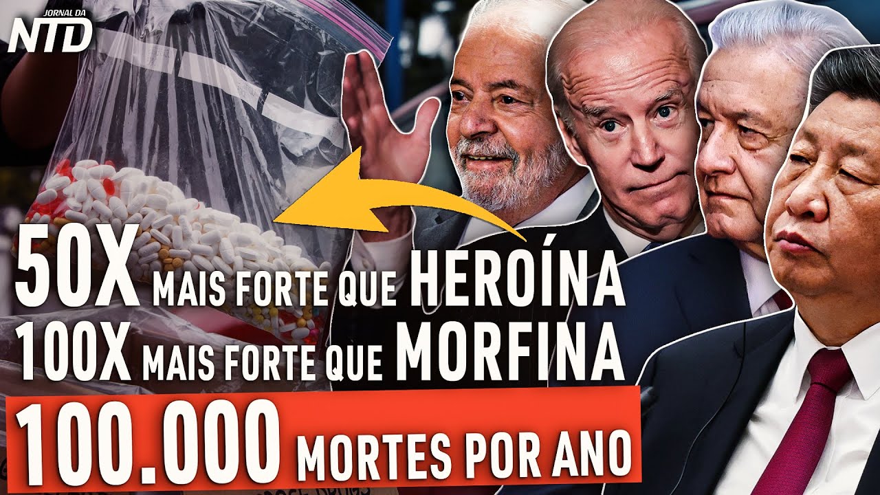 Crise do Fentanil: EUA e México discutem sobre envolvimento da China