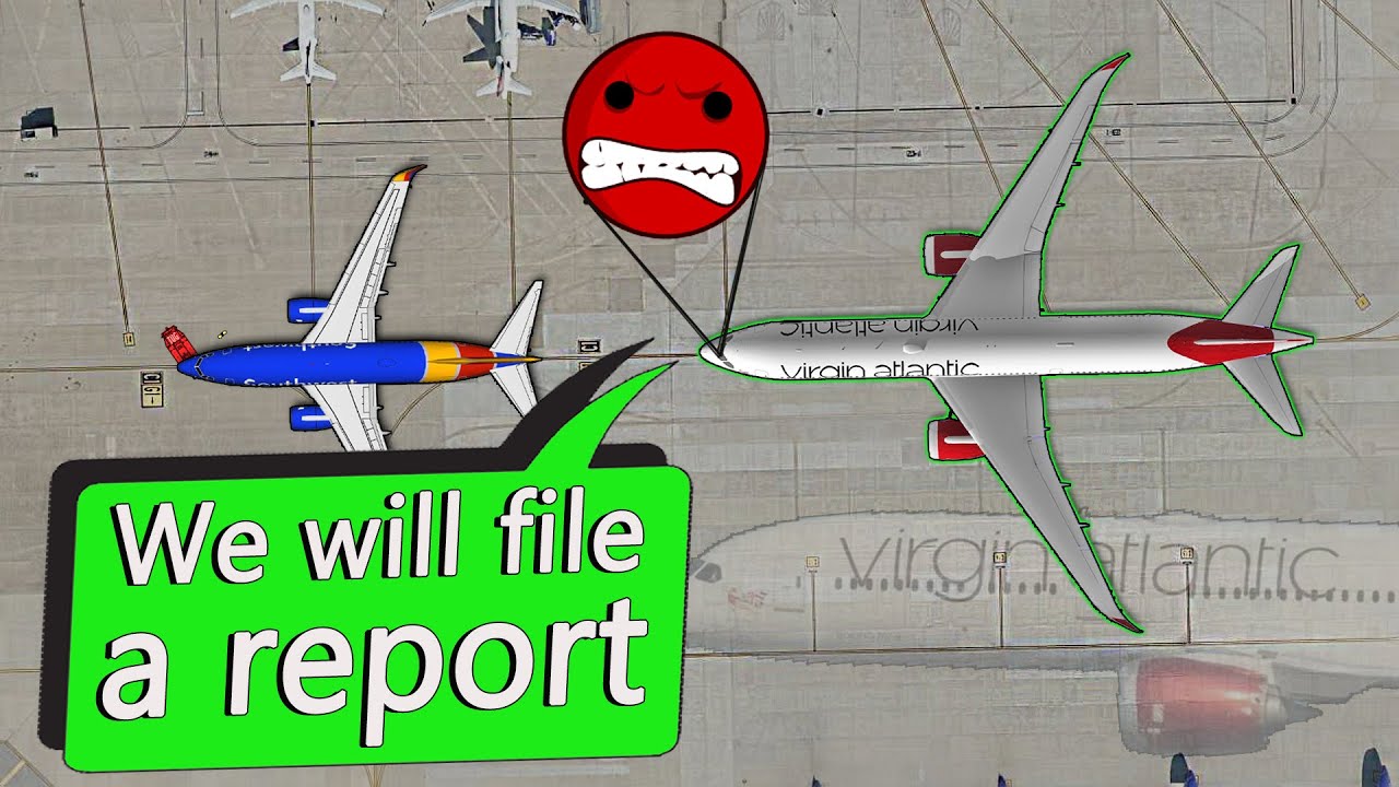 Virgin Pilot GETS ANGRY DURING TAXI | 