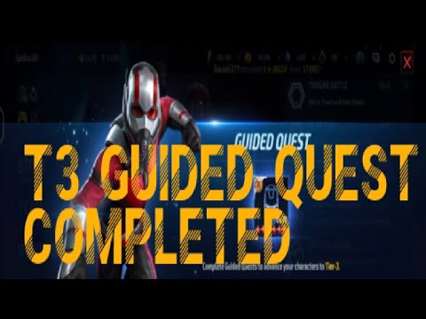 T3 GUIDED QUEST WALKTHROUGH QUEST COMPLETED Marvel Future Fight #F2P #MFF