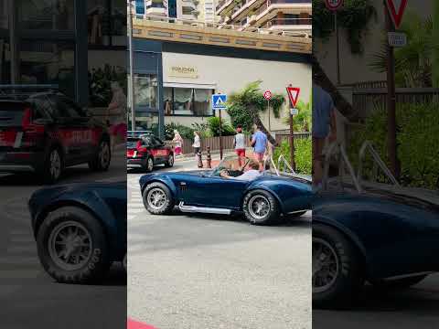 1966 Shelby Cobra 427 – American Legend Storms Monaco 🔥#shelby #monacocars