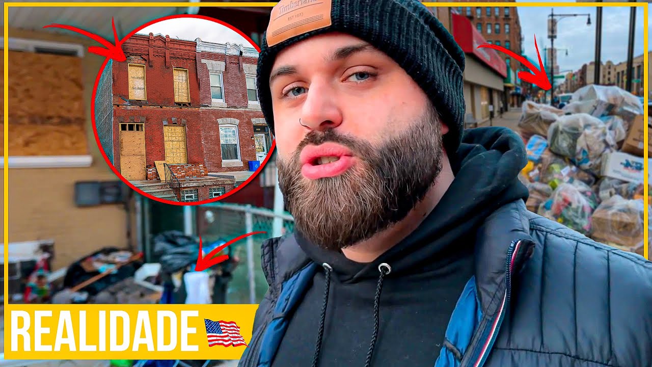 REALIDADE DE COMO É SER POBRE NOS ESTADOS UNIDOS (PHILADELPHIA)