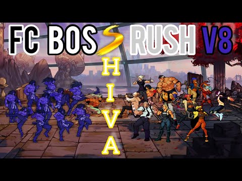 Streets of Rage 4 - Shiva Boss Rush Full combo V8