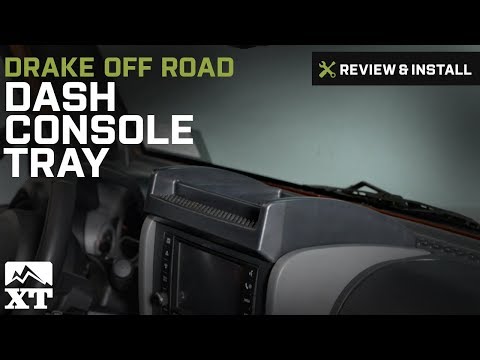 Jeep Wrangler Drake Off Road Dash Console Tray (2007-2010 JK) Review & Install