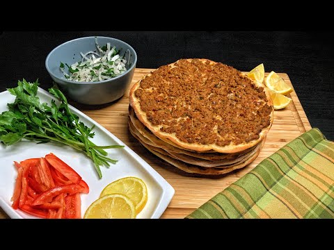 LAHM BI AJEEN / LAHMAJUN | In Pan & In Oven | #middleeast #lebanese #türkiye #syria #armenia