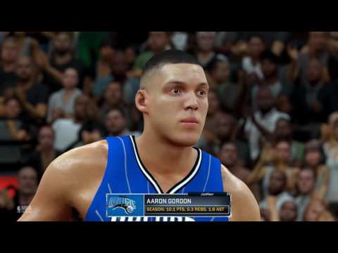 Aaron Gordon Slam Dunk Contest - NBA 2k17 All-Star Game PC Gameplay