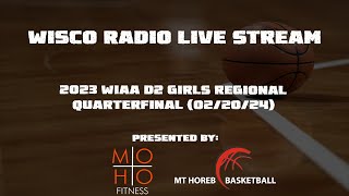 2023 WIAA Division 2 Girls Basketball Regional Quarterfinal - Mount Horeb VS. Delavan Darien