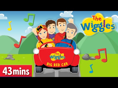 The Wiggles - Big Red Car 🚗 Wheels On The Bus 🚌  Nursery Rhymes for Preschool